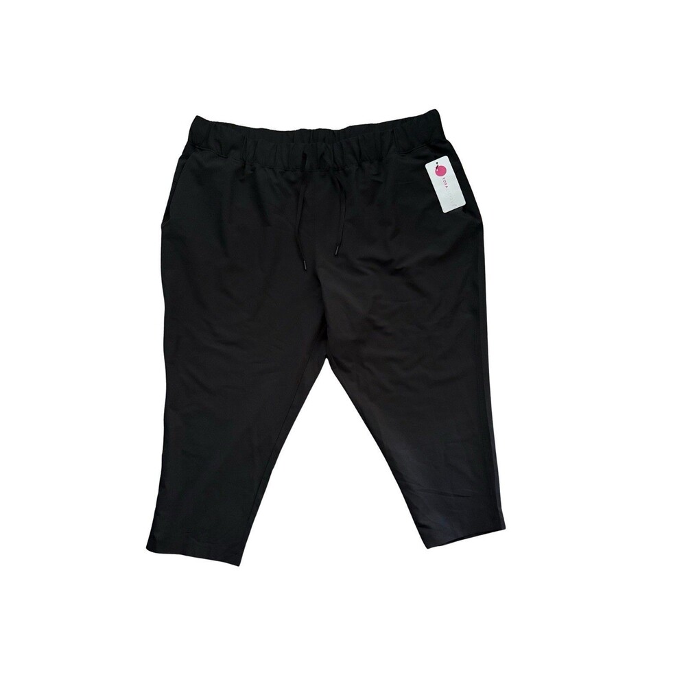 Women’s Yogalicious 3X Citylite Expedition Travel Capri Drawstring Pants NWT